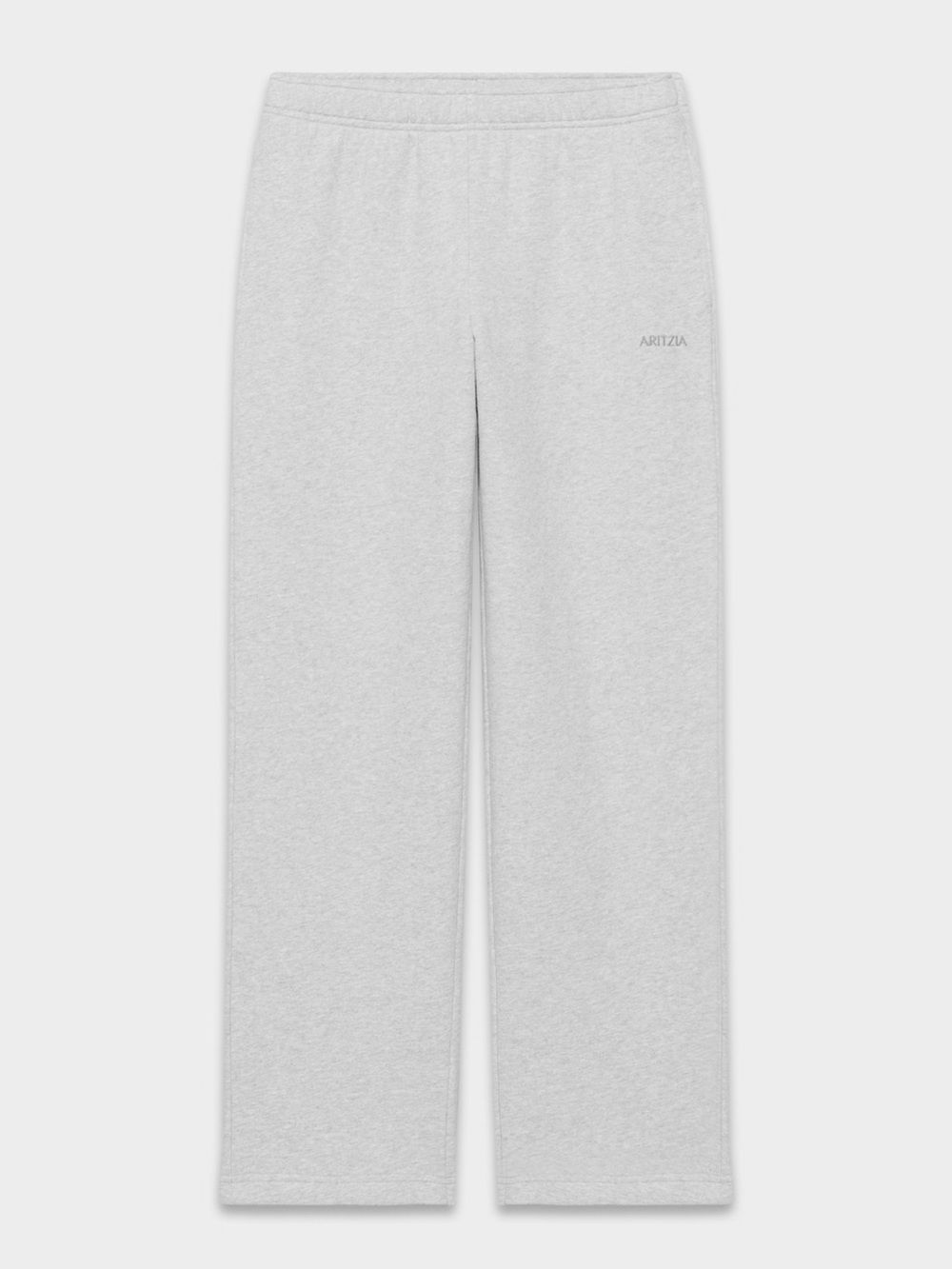 Aritzia Light Heather Gray Mega Straight Sweatpants